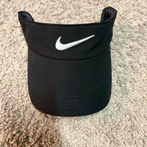 Nike Golf Women’ Black Visor with White Swoosh